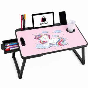 Unicorn Cartoon Wooden Foldable Table